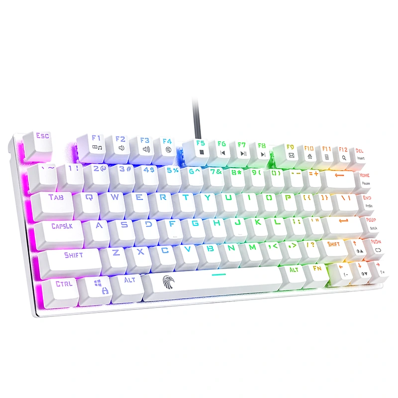 81 клавиша RGB механична клавиатура за игри